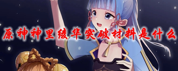 原神神里绫华突破材料是什么