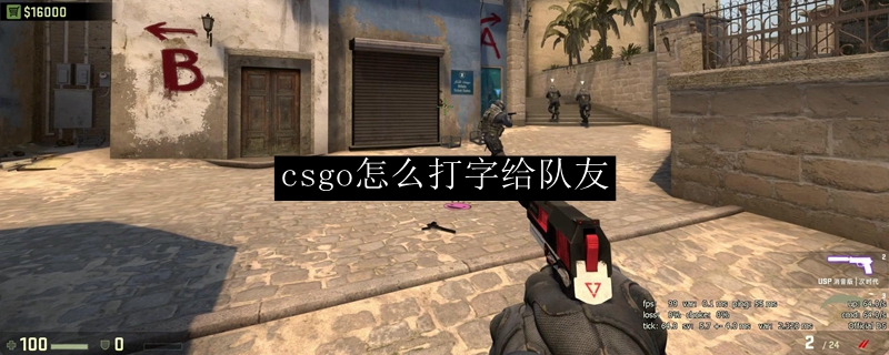 csgo怎么打字给队友