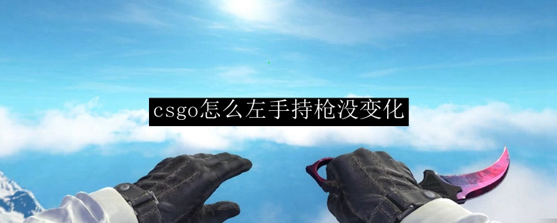 csgo怎么左手持枪没变化