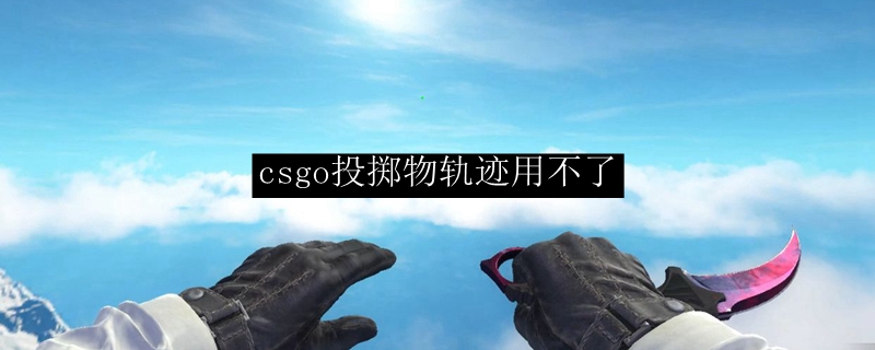 csgo投掷物轨迹用不了