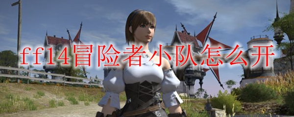 ff14冒险者小队怎么开