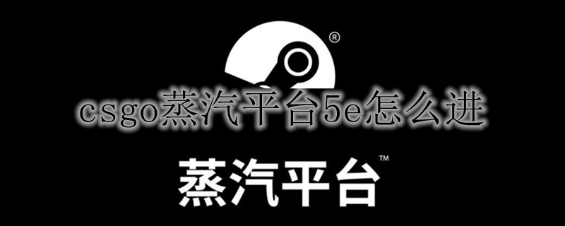 csgo蒸汽平台5e怎么进