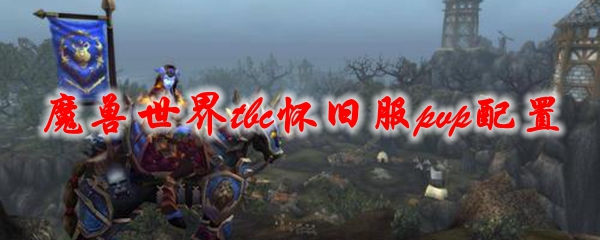 《魔兽世界》tbc怀旧服pvp配置