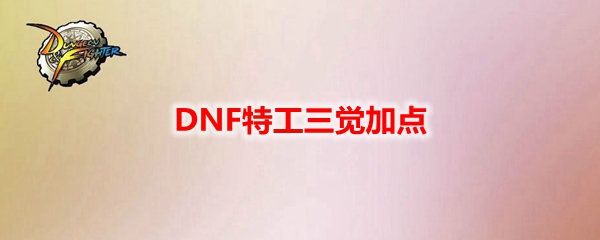 DNF特工三觉加点