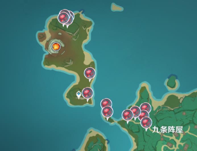 原神2.0血斛采集路线
