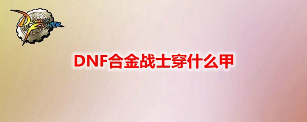 DNF合金战士穿什么甲