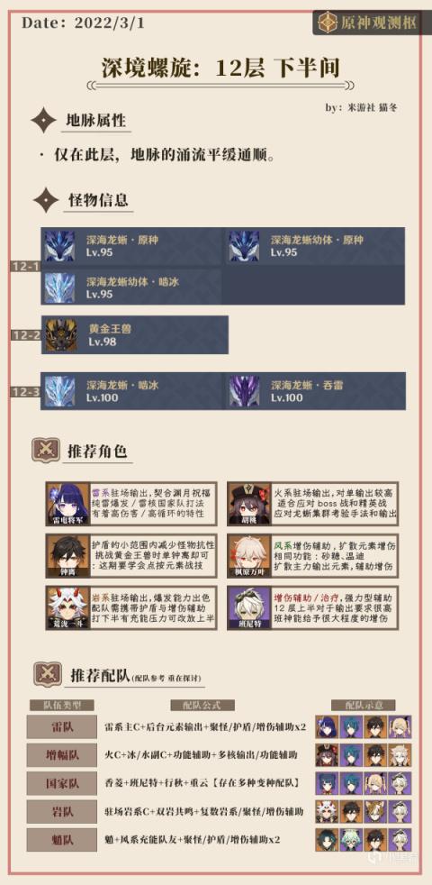原神2.5深渊怎么打