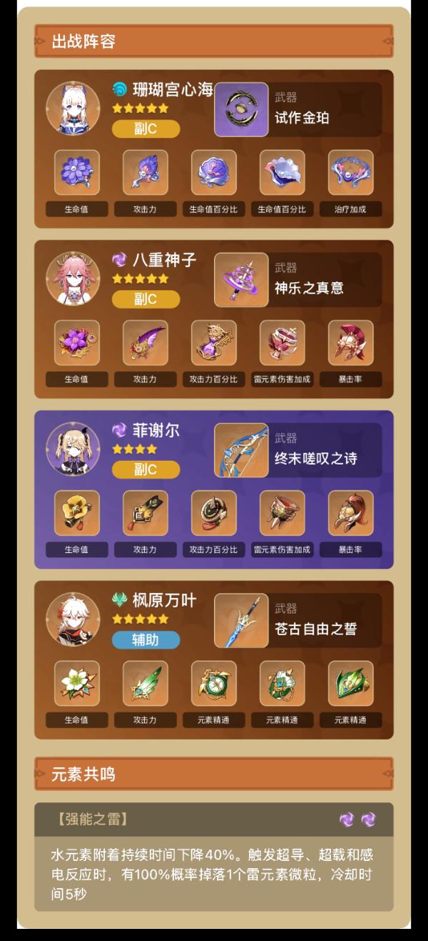 原神2.5珊瑚宫心海怎么配队