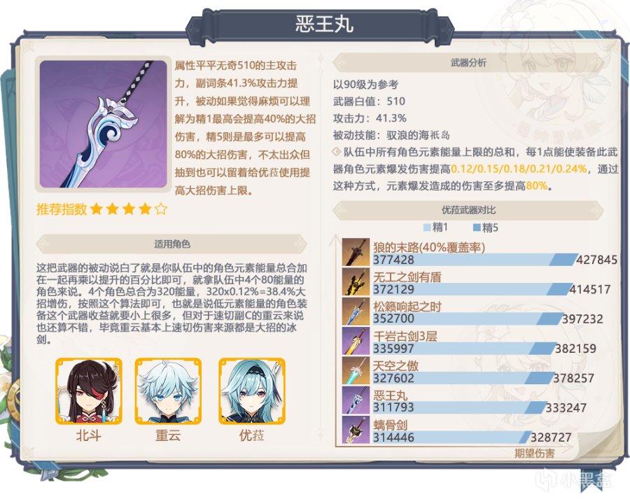 原神2.5武器卡池分析