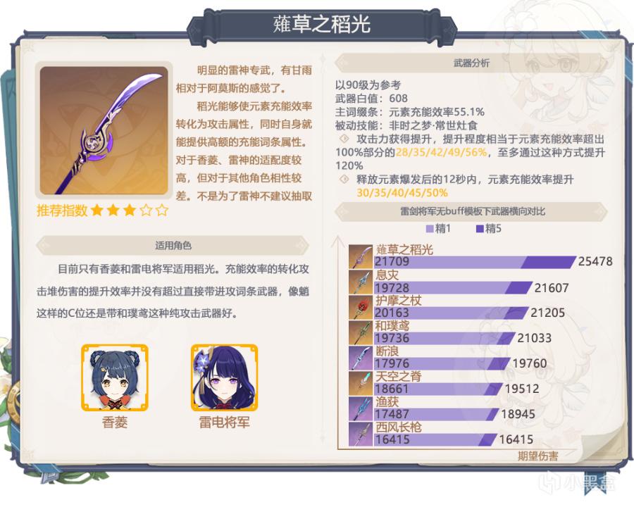 原神2.5武器卡池分析