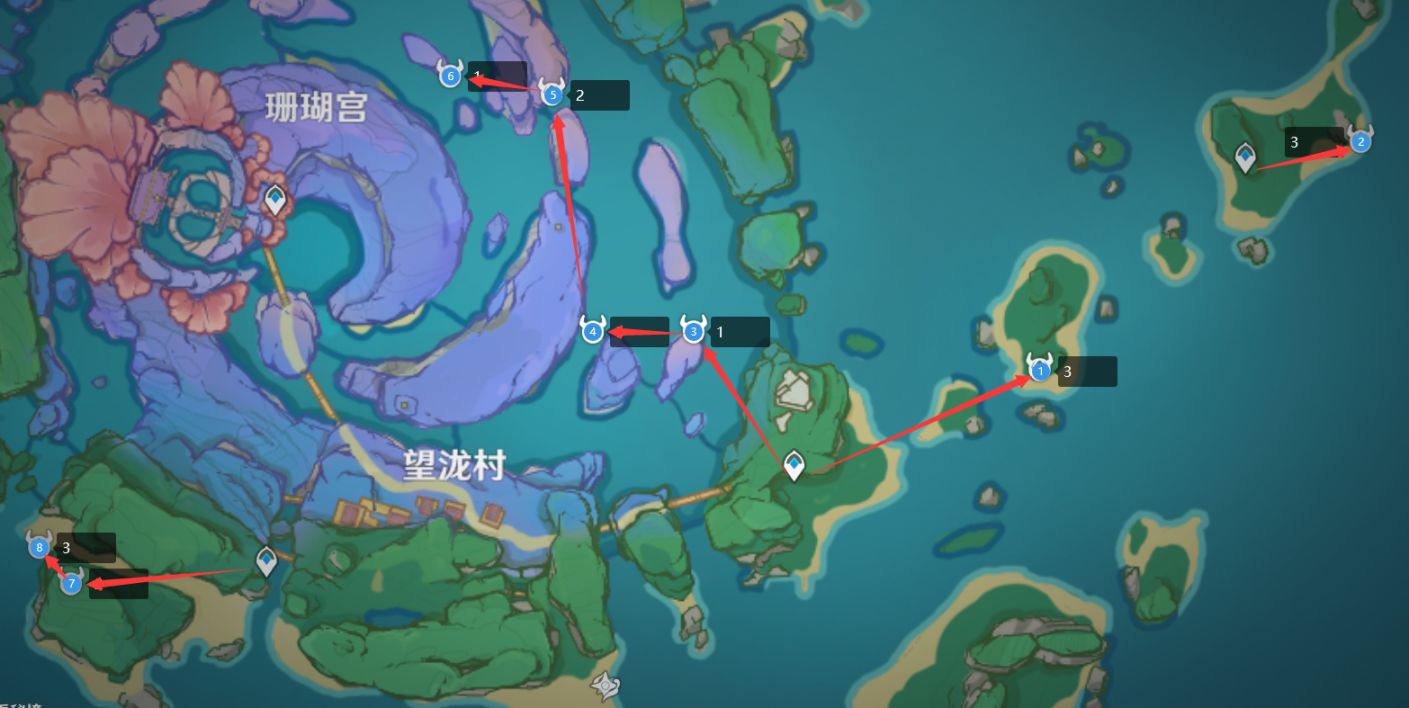 原神2.6刀镡采集路线介绍