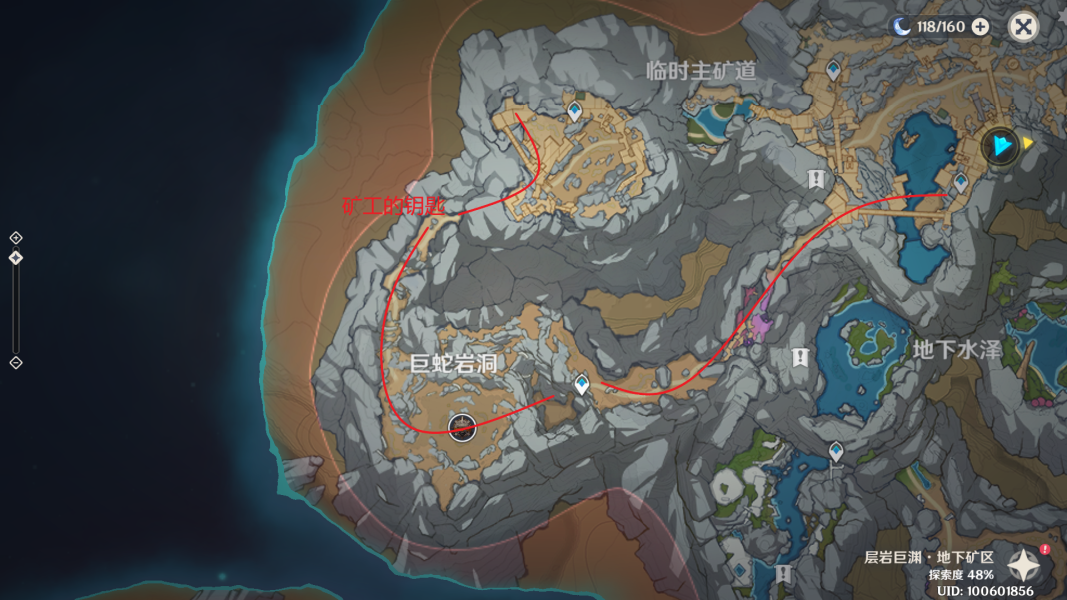 原神地下矿区铁门在哪