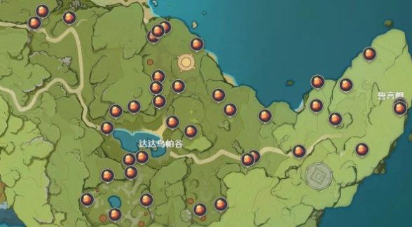 原神2022日落果采集路线介绍