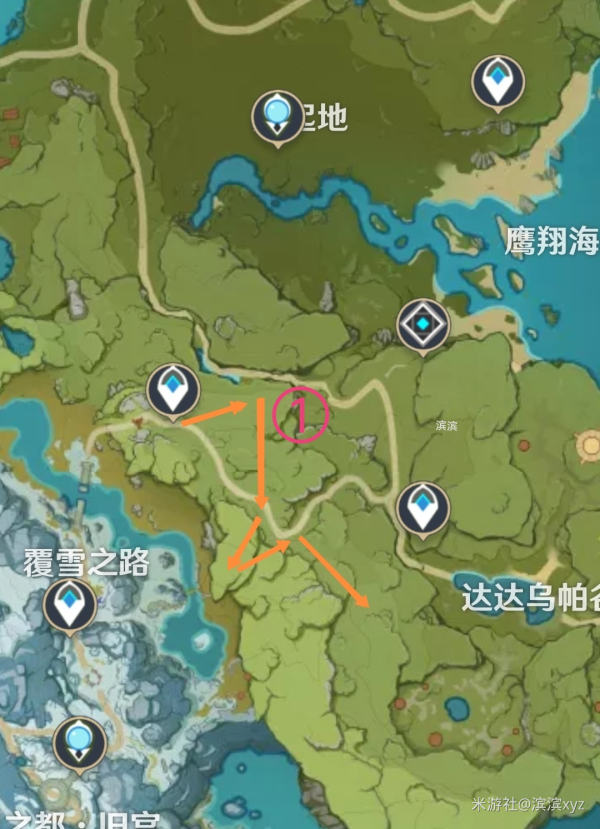 原神雪山锄大地路线介绍