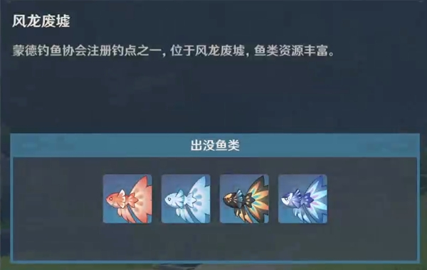 原神2.6垂钓点汇总