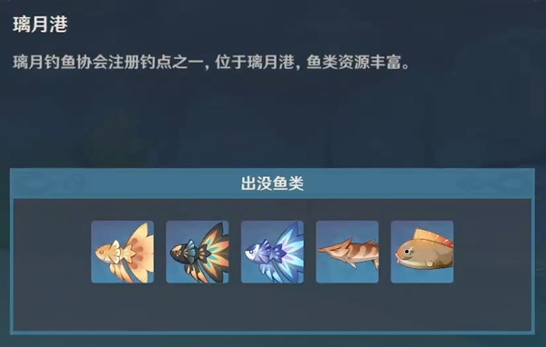 原神2.6垂钓点汇总