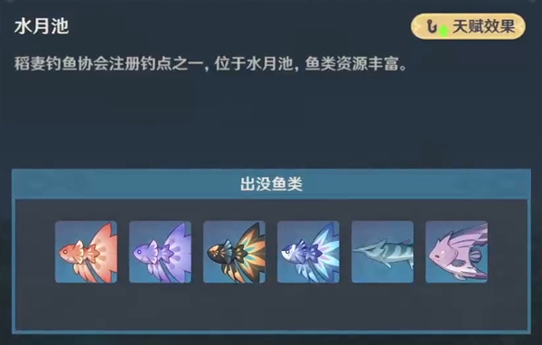 原神2.6垂钓点汇总