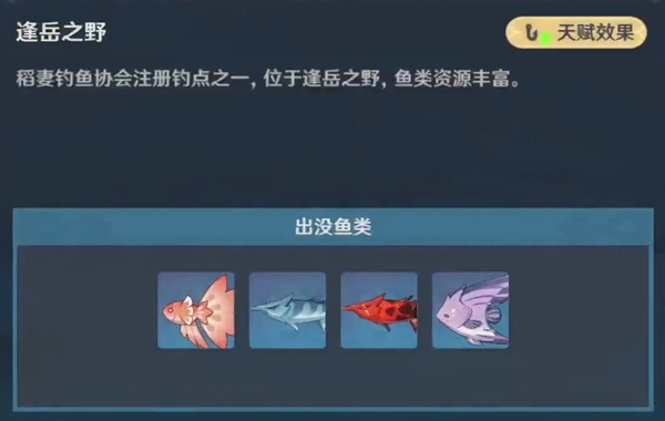 原神2.6垂钓点汇总