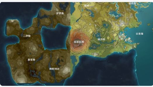 原神须弥地图位置在哪