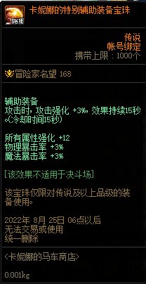 DNF8月卡妮娜的马车商店活动攻略