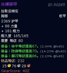 魔兽世界萨隆矿坑掉落列表一览
