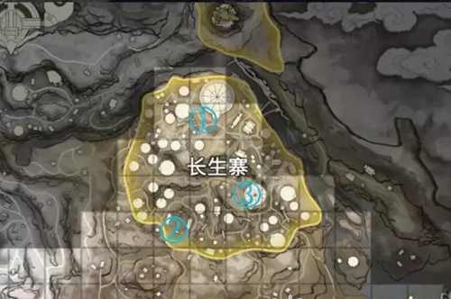 永劫无间长生寨金绿堆位置在哪