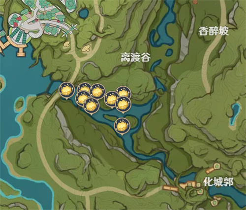 原神月莲位置在哪
