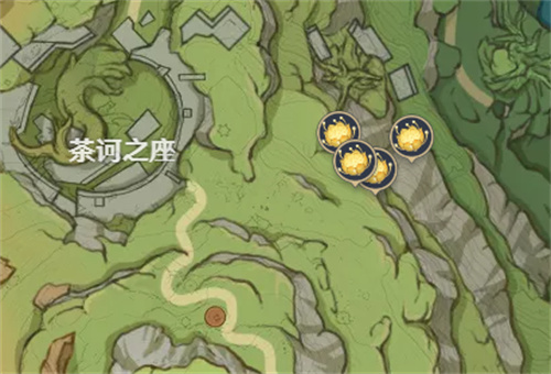 原神月莲位置在哪