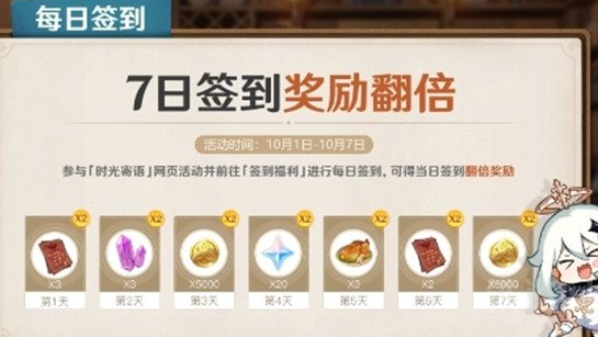 原神周年庆签到可以补签吗