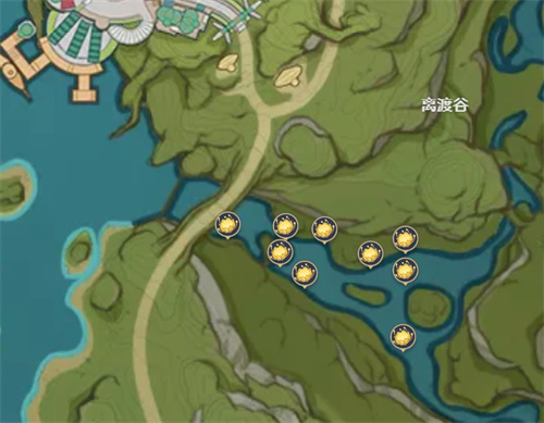 原神月莲位置图