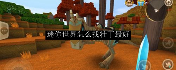 迷你世界怎么找壮丁最好