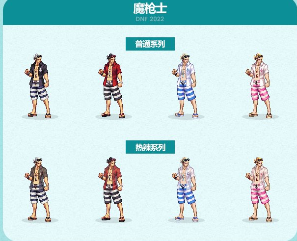 DNF2022夏日套时装外观特效