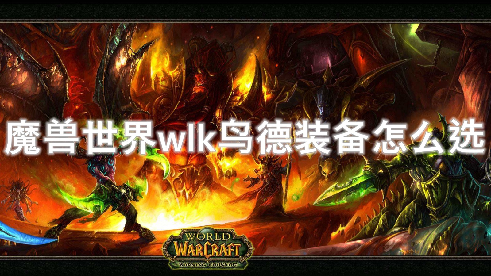 魔兽世界wlk鸟德装备怎么选