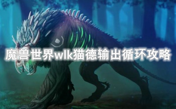 魔兽世界wlk猫德输出循环攻略