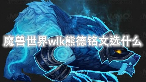 魔兽世界wlk熊德铭文选什么