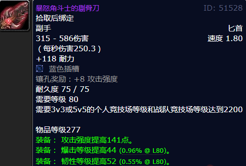 魔兽世界暴怒角斗士的剔骨刀在哪