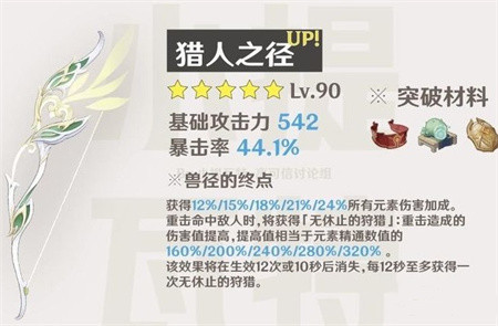 原神猎人之径适合公子吗