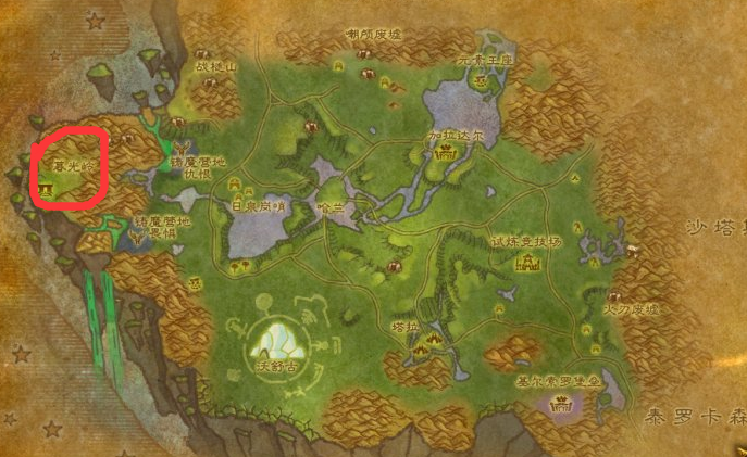 魔兽世界暮光岭在哪