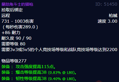 魔兽世界暴怒角斗士的猎枪怎么获得