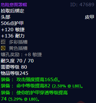 魔兽世界危险意图罩帽怎么获得