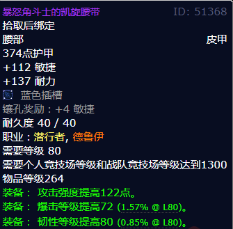 魔兽世界暴怒角斗士的凯旋腰带怎么获得