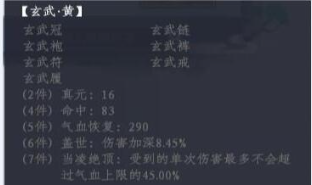 蜀山初章玄武套装详细介绍
