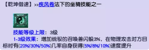 梦幻西游各等级坐骑技能选择攻略