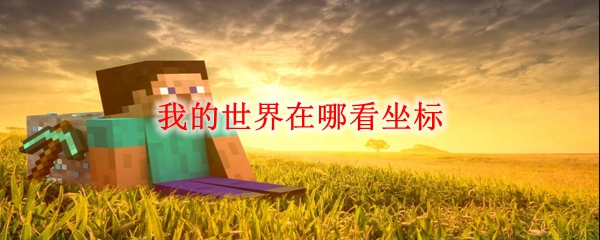 我的世界在哪看坐标
