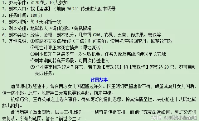梦幻西游前世今生2副本攻略2023