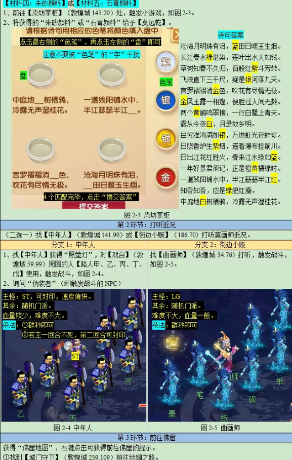 梦幻西游敦煌夜谭上攻略2023