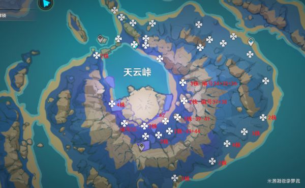 原神天云草实采集路线2023