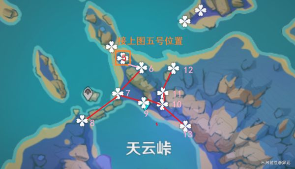 原神天云草实采集路线2023