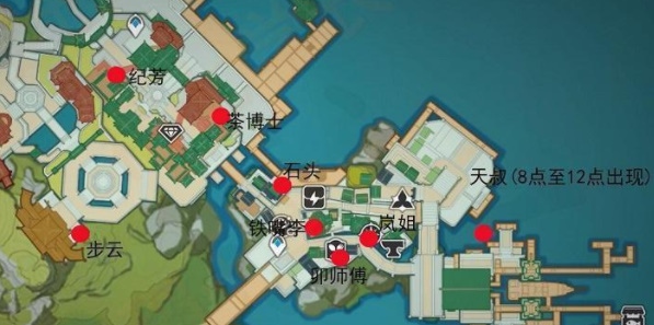 原神七圣召唤大世界牌手位置介绍