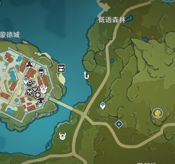 原神锖假龙钓鱼点分布图